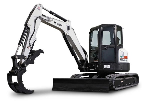 Mini Excavator E45 Rental